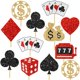 thumbnail image 2 of Centro de mesa para fiestas de casino, 14 unidades, con purpurina, temática de Las Vegas, 2 of 9