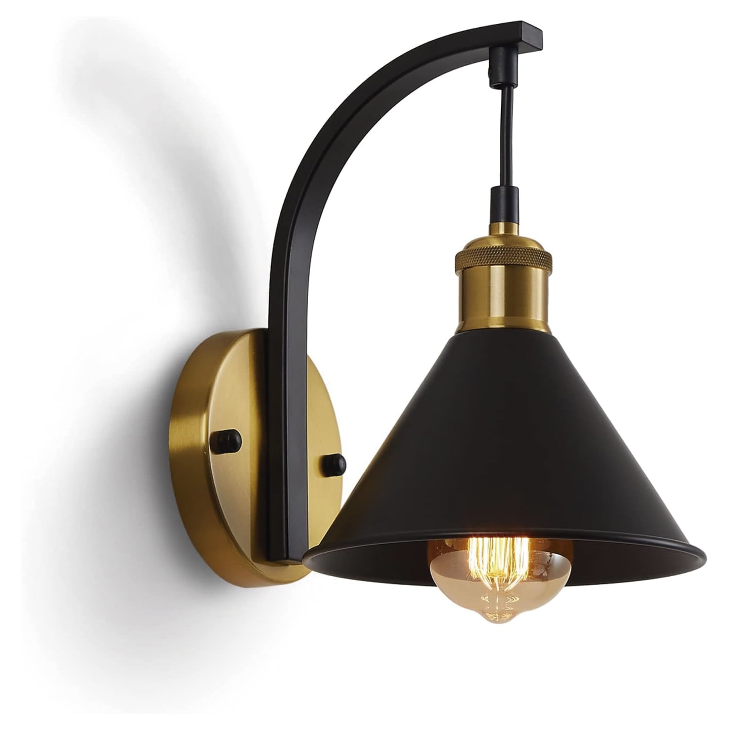 Genérico - Apliqué Colgante Industrial Elegante Porta E-27 Incluye Ampolleta Cálida