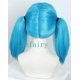 thumbnail image 2 of Wig Linfairy con coletas azules para mujer, cosplay de Halloween, 2 of 7