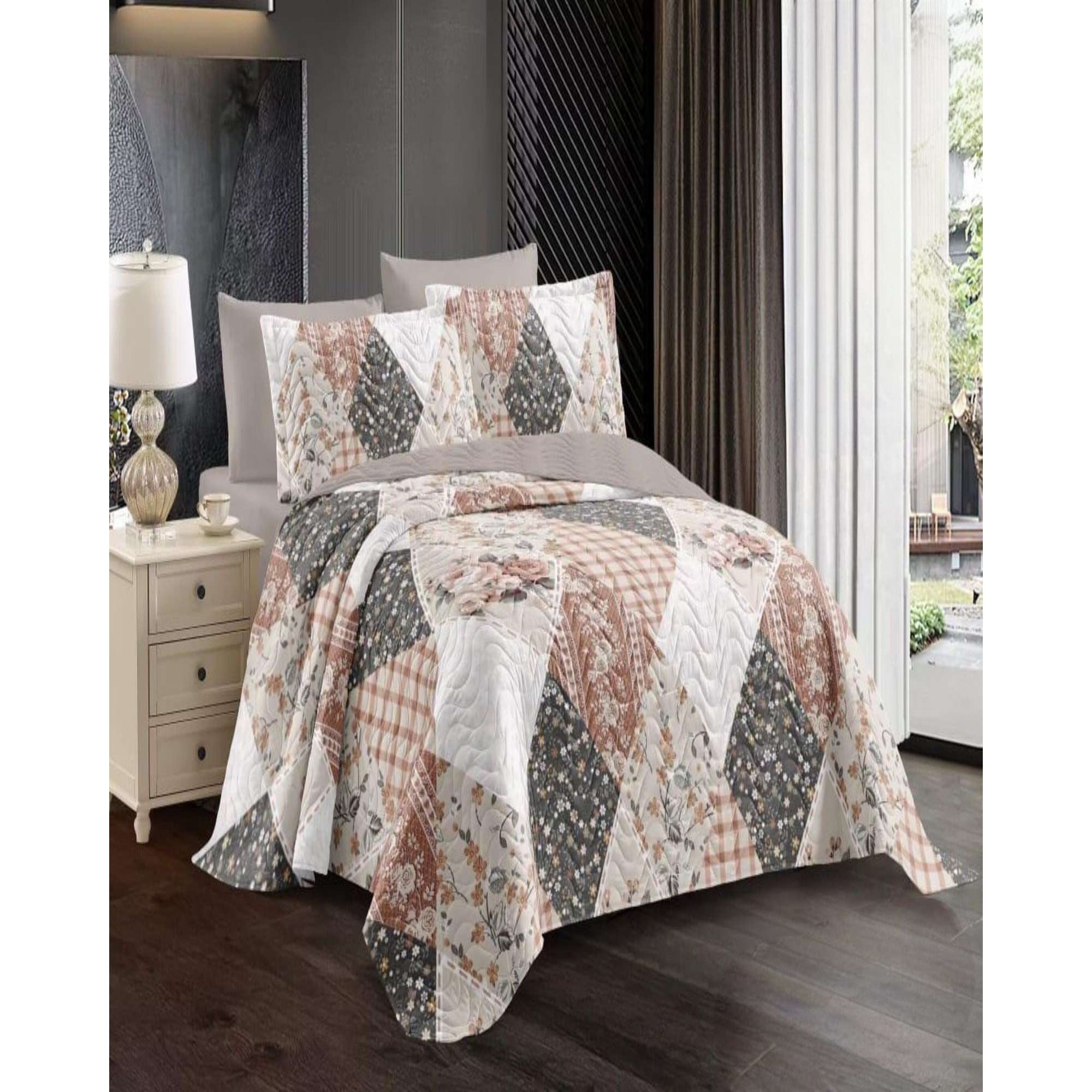 Tengfei - Cobertor Colcha Quilt De Verano 2 Plaza