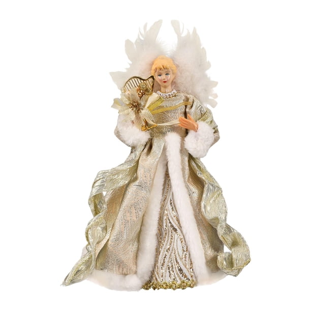 Figura de ángel de Navidad para árbol de Navidad, muñeco de ángel de dibujos animados con ala, figura de adorno de árbol de Navidad para festival, nue Estilo B