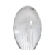 thumbnail image 5 of Figura Medusa Ornamento Decorativo Cristal Vidrio Artesanal Soplado Estatua Manual Coleccionable Adecuado para Escritorio Decoración del Hogar Regalo Acuario Oficina blanco, 5 of 5