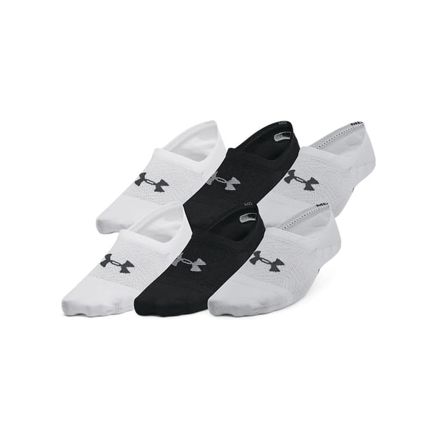 Calcetines con forro Under Armour Breathe Lite para mujer, paquete de 6, tamaño pequeño