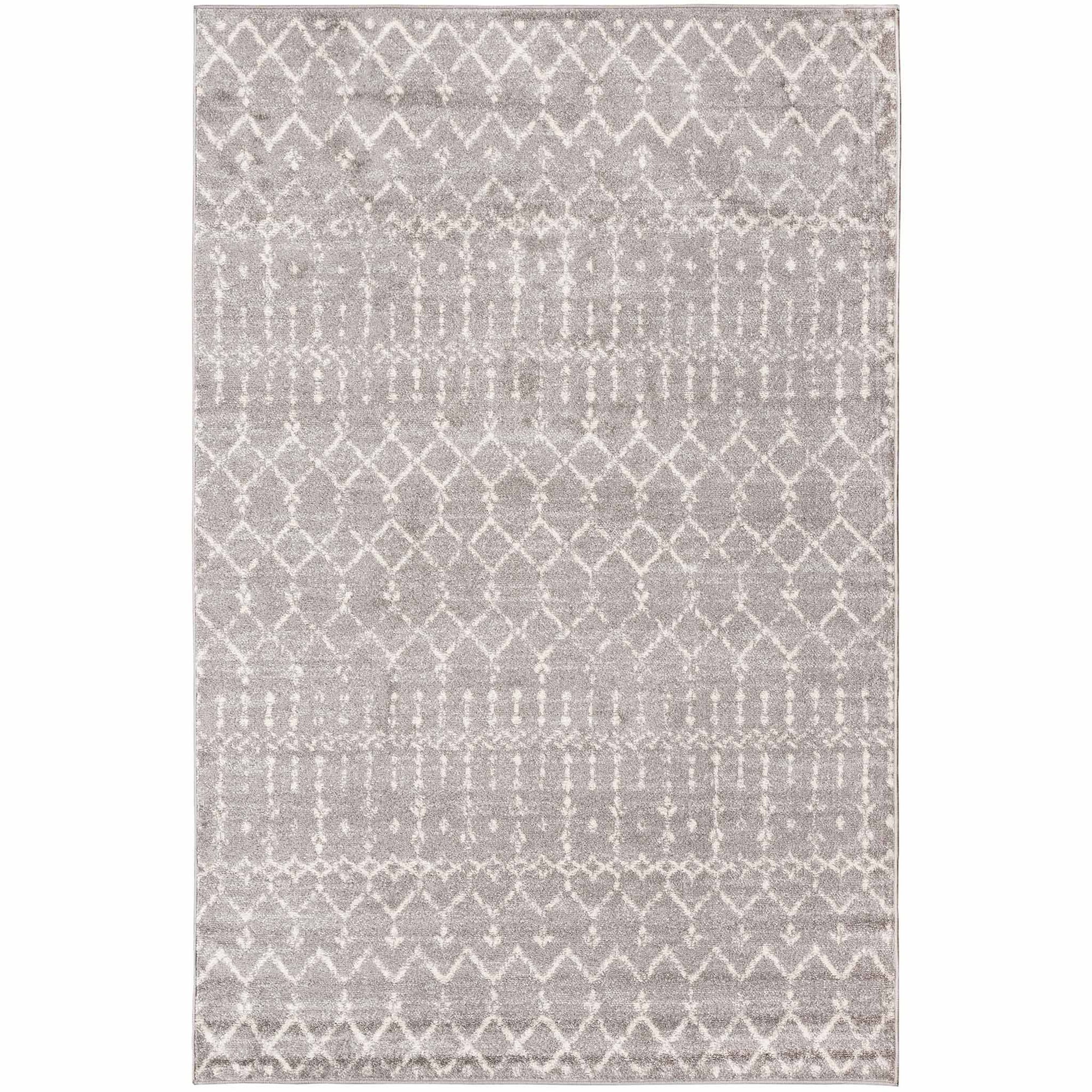 Deco2day - Alfombra Geil Moh101c-5-gi-5x8 - 160 X 230 Cm - Gris