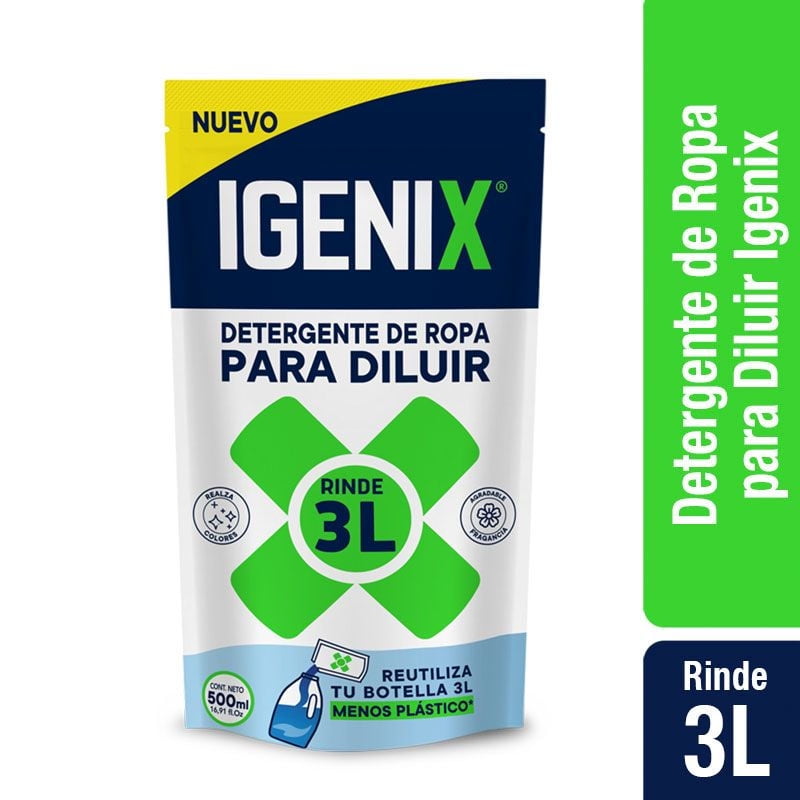 Detergente Líquido Para Diluir Doypack 500 ml Igenix