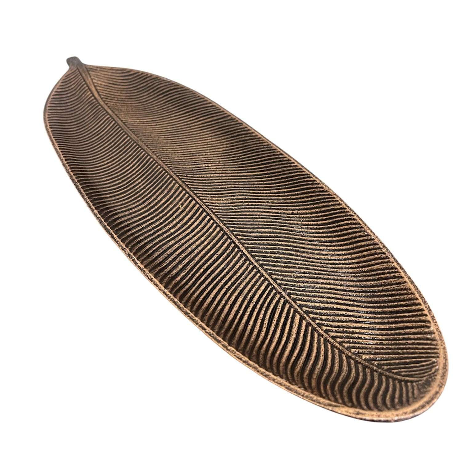 Oem - Bandeja De Frutas Verduras Frutero Centro Mesa Hoja 50x18cm 1