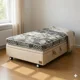 thumbnail image 1 of Cama Baúl 1.5 Plaza Con Colchón Modelo Ideal Con Ruedas Logo (Beige), 1 of 3