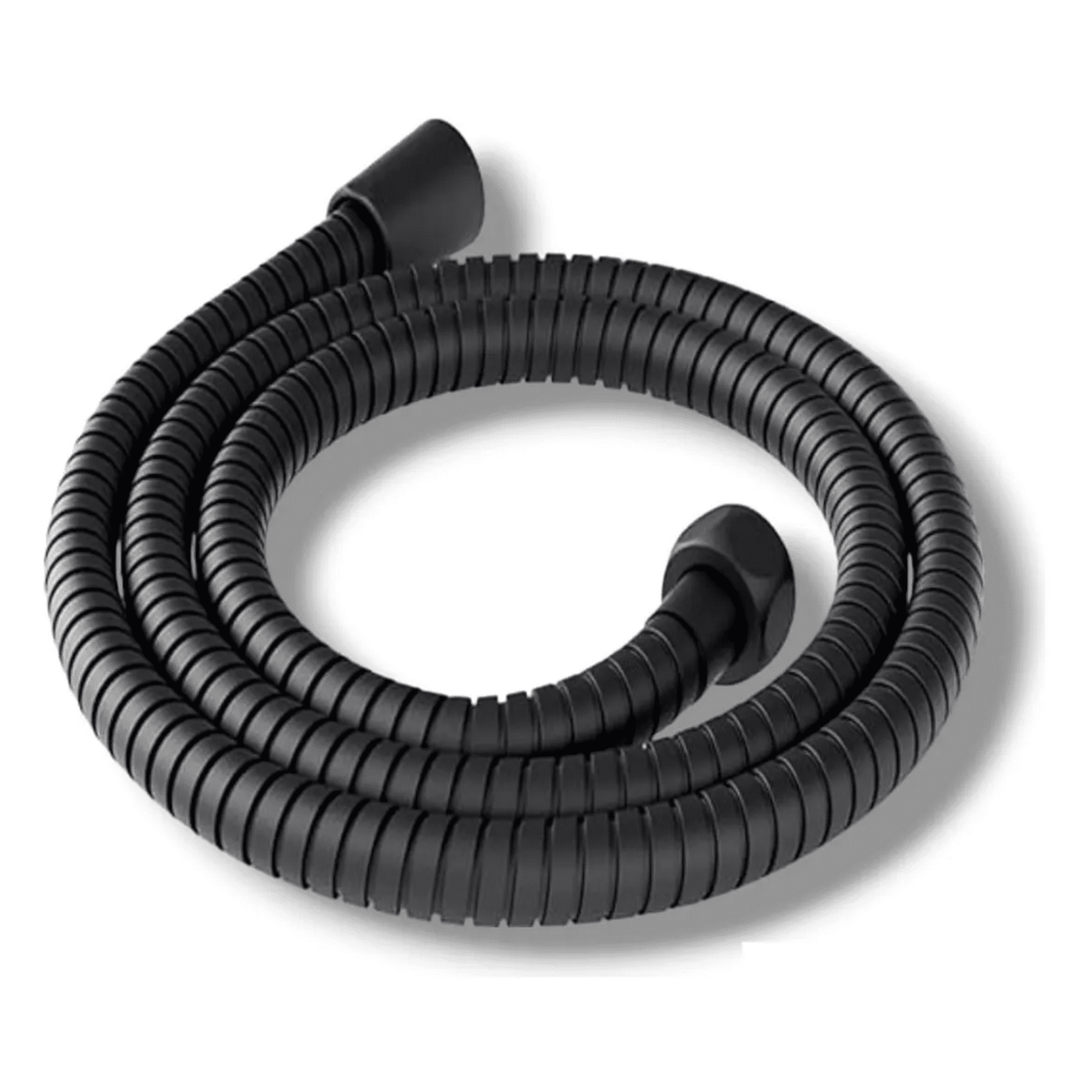 Genérico - Manguera Flexible Negro Mate Repuesto Ducha Extensible 1.75m