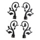 thumbnail image 5 of 4 Uds Poste Decorativo Para Cortina/terminales De Varilla Extremos Cabezas Tapas Kits De Varilla Negro, 5 of 5