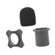 thumbnail image 5 of Cubierta de esponja de anillo antideslizante Accesorios de micrófonos de la esponja de la varilla inferior Cubierta de parabrisas de micrófono para el Negro, 5 of 5