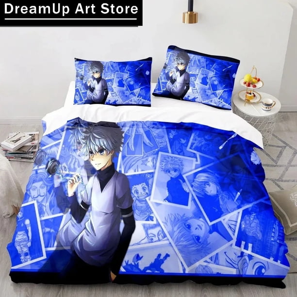 Hunter X Hunter Bedding Set Bed Set Children Kids Duvet Cover Bedroom Home Decor