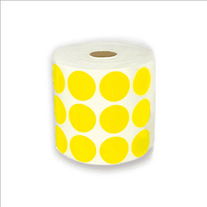 Ink & Paper - Etiquetas Amarilla Autoadhesivas Circulares Colores 30 Mm 1000 Unidades