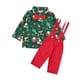 thumbnail image 2 of Disfraz De Navidad Con Pajarita, Trajes De Caballero Para Niños, Espectáculo En El Escenario, Tirantes Con Clip, 2 of 5