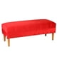 thumbnail image 2 of Banqueta Provenza Tachas Felpa 04 Rojo, 2 of 5