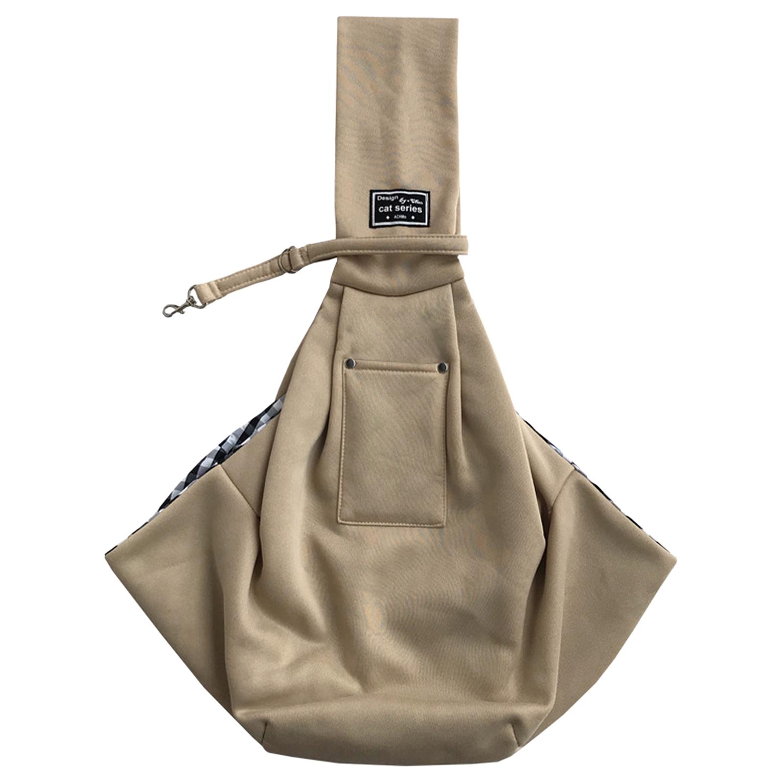 Magideal - Bolsa De Hombro Para Perros Y , Bolsa De Transporte De Con Bolsillo, Bolsa De Mano Para Y Mascotas Para Senderismo, Perros Peq , Caqui