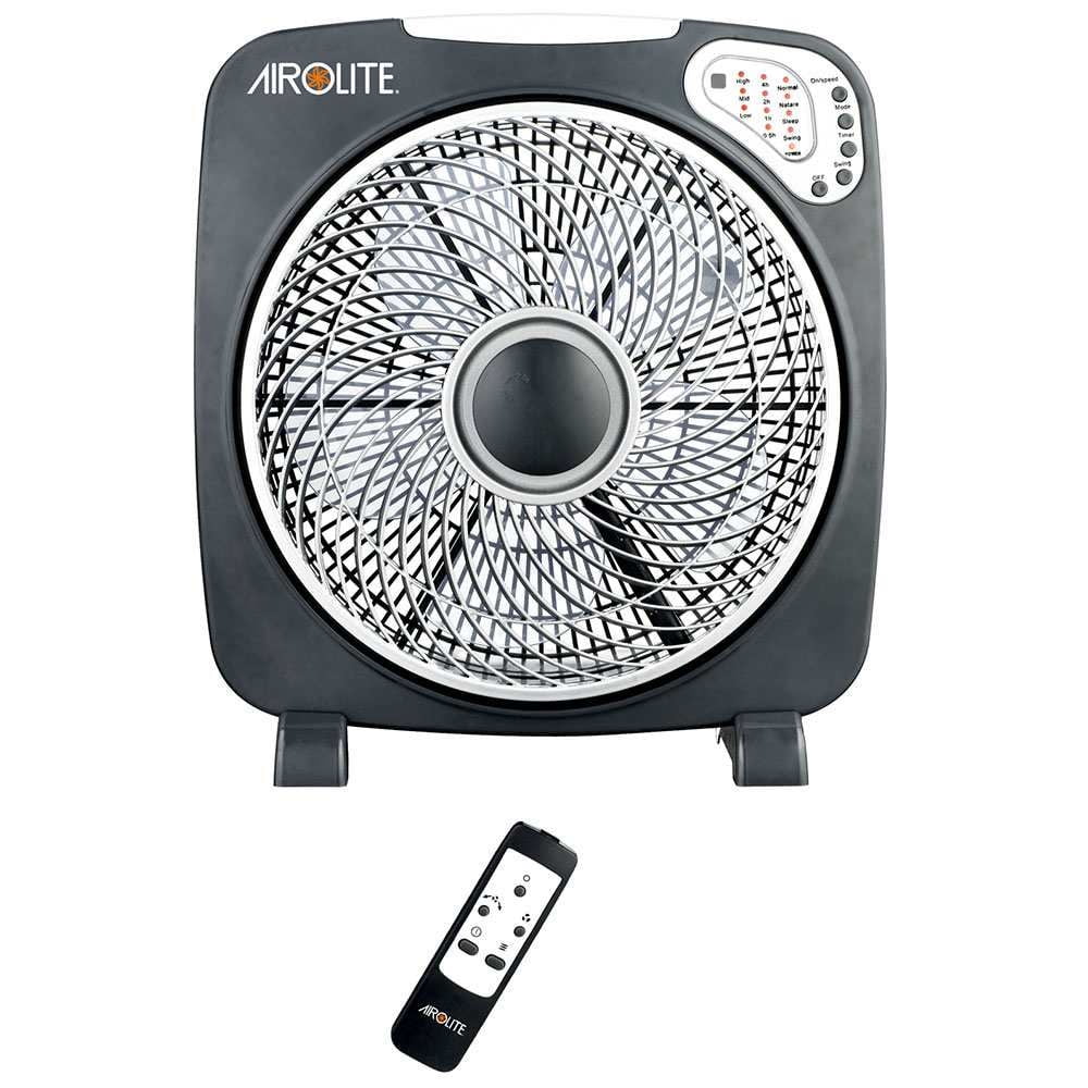 Airolite - Ventilador Piso - Mesa V12A5R 12 Pulgadas Gris