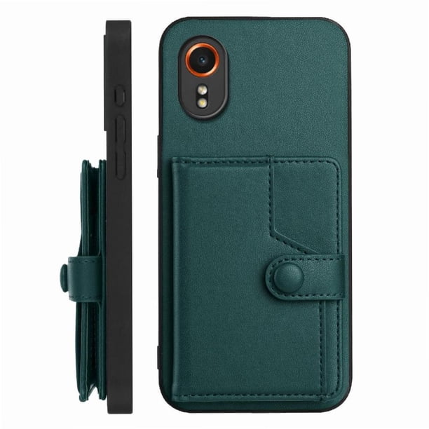 FOXDOCK Funda para SAMSUNG Galaxy Xcover 7 con Bloqueo RFID - Diseño Elegante con Cierre de Botón