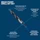thumbnail image 2 of Juego de brocas Bosch BP14616 Brad Point de 5 piezas para madera, 2 of 7