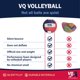 thumbnail image 2 of Espuma suave de primera calidad para voleibol VQ Sports, silenciosa, no se desinfla, 2 of 9