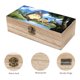 thumbnail image 3 of Studio Ghibli Caja Organizadora de Madera Rústica - Caja Decorativa Multifuncional para Escritorio, Hogar, Oficina, Joyas y Manualidades, 3 of 6