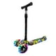 thumbnail image 1 of Scooter Colorido Infantil De 3 Ruedas Con Luces + Kit De Protección Negro, 1 of 6