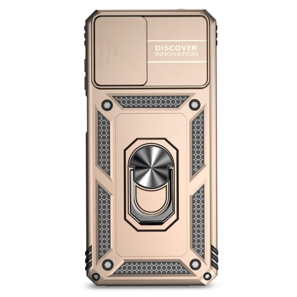 Estuche GANGXUN para Motorola Moto G Play 4G 2024, soporte giratorio 360°, estilo mecánico y magnético