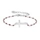thumbnail image 1 of Pulsera S925 Sterling Silver Cross Ajustable Plata, 1 of 3