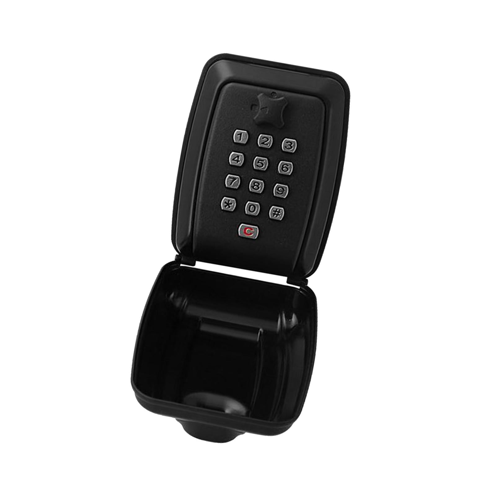 Bothyi - Caja De Bloqueo De Llaves Para Casa De Montaje En Pared, Caja De Almacenamiento De Llaves Para Garaje Doméstico, Fácil De Instalar, Color Negro