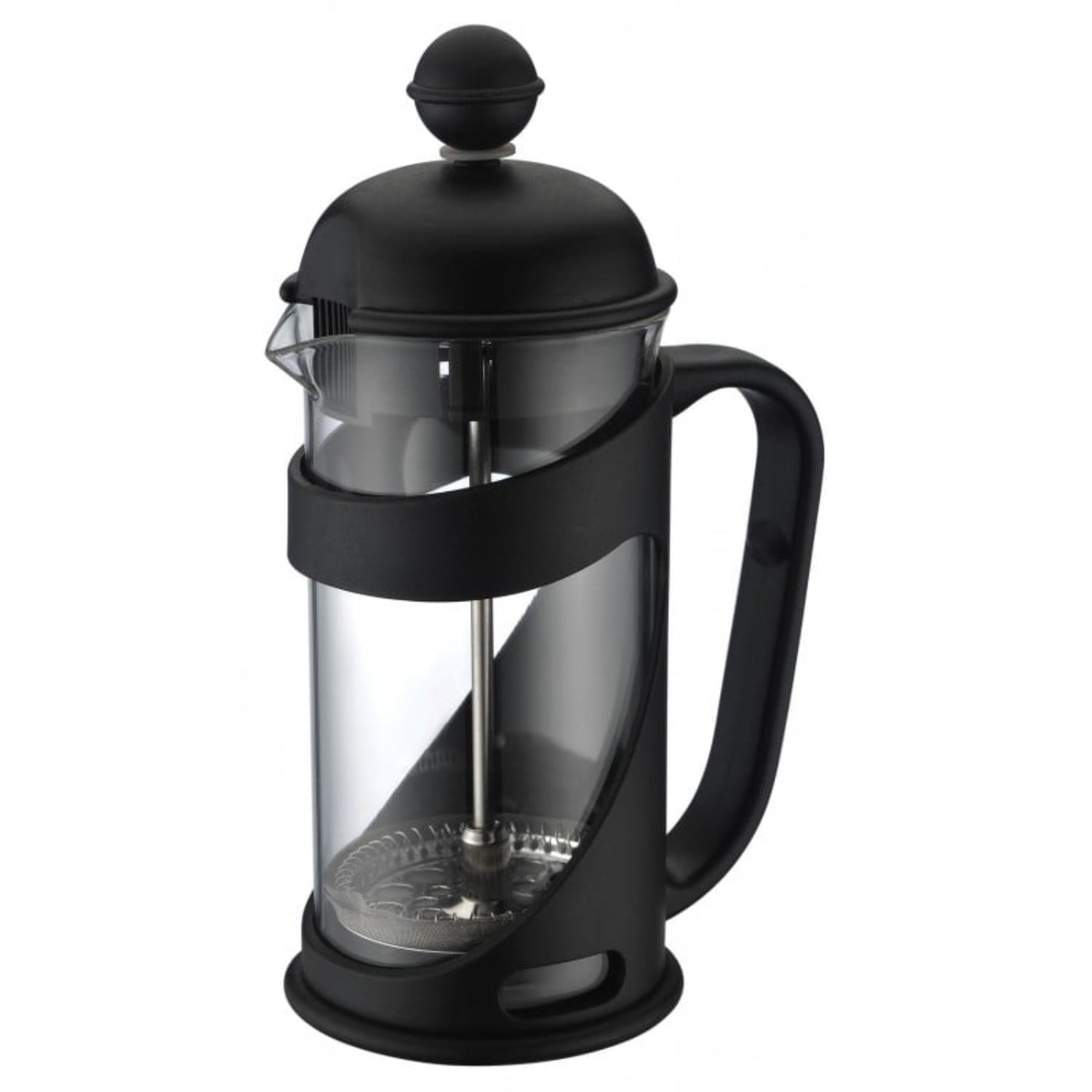 Cafetera Francesa Vidrio Borosilicato 600ml Negro Lugano