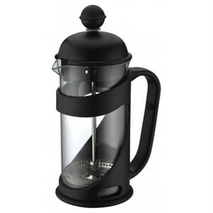 Cafetera Francesa Vidrio Borosilicato 600Ml Negro Lugano