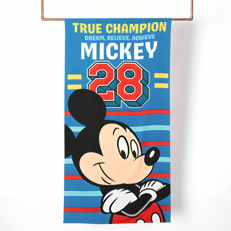 Mashini - Toalla De Playa Microfibra Mickey Champion