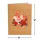 thumbnail image 2 of Tarjeta de Felicitación Frndly Rosas 3D Pop‑Up 20 cm x 15 cm, 2 of 5