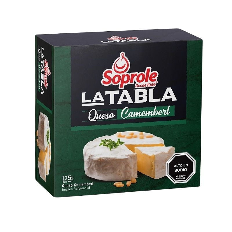 Queso Camembert Trozo 125 g Soprole