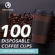 thumbnail image 3 of Vasos De Café Desechables 473 Ml Color Marrón (paquete De 100), 3 of 9