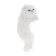thumbnail image 5 of Lindo Felpa Gato Arte Escritorio Juguetes Simulación Gato Figura Estatua Artesanía Blanco Izquierda, 5 of 5