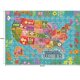 thumbnail image 5 of Rompecabezas RoseArt Soft Touch con forma de mapa floral de 1000 piezas, 5 of 6
