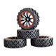 thumbnail image 5 of Paquete De 4 Neumáticos De Goma De 65 Mm Para WLtoys 144001 124018 On/Off Road Car Accs F, 5 of 5