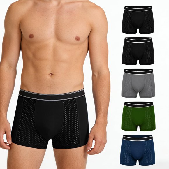 Calzoncillos masculinos para incontinencia - Boxer de 200 ml de absorción mejorada y a prueba de fugas