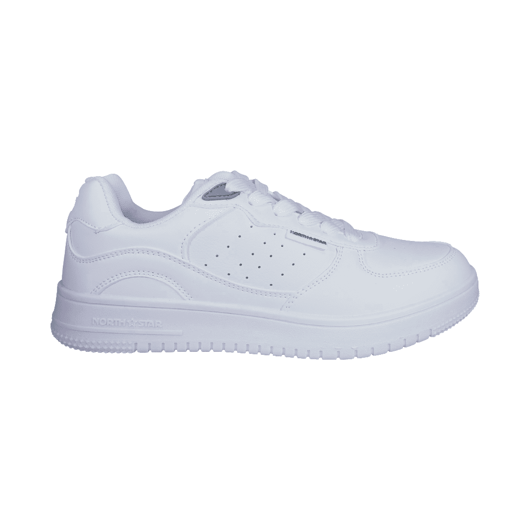 Zapatillas Blancas Escolares Mujer North Star Ruby Bts | 551-1753 - Talla 37