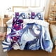 thumbnail image 1 of Yoisaki Kanade Bedding Set three-piece set Adult Kid Bedroom Duvetcover Sets Kawaii Girl colcha de verano cama Bed Sheets, 1 of 5