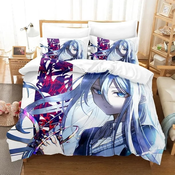 Yoisaki Kanade Bedding Set three-piece set Adult Kid Bedroom Duvetcover Sets Kawaii Girl colcha de verano cama Bed Sheets