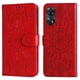 thumbnail image 1 of Funda tipo cartera FOXDOCK para OPPO Reno 8T 4G , diseño girasol en relieve, cuero PU, cierre magnético, soporte y tarjetero, 1 of 5