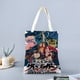 thumbnail image 2 of Gurren Lagann Bolso de tela con estampado de lienzo para mujer, bolsa de compras reutilizable y estética, con cremallera interior, regalo para mujer,40*40cm., 2 of 6