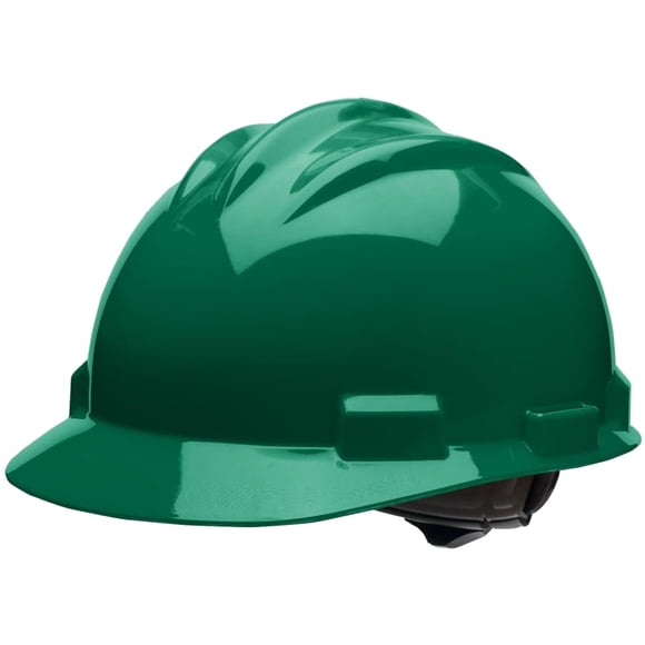Casco de seguridad Bullard S61 con ajuste de carraca de 4 puntos, verde bosque