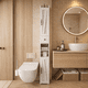 thumbnail image 1 of Mueble Organizador De Baño Estilo Europeo 20x20x180cm Blanco, 1 of 4