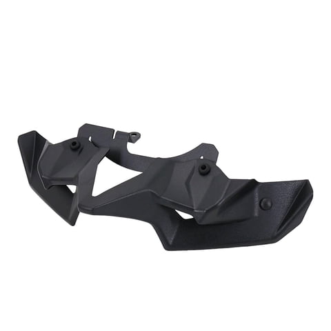Ioensy - Kit De Alerón Delantero De Motocicleta Abs Antivibración Para Kawasaki Z900 Negro