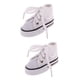 thumbnail image 3 of 2 Pares De Zapatos De Lona Con Cordones Para Accesorios De Mu?ecas 1/4 BJD Blanco, 3 of 3