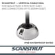 thumbnail image 2 of Sello de cable Scanstrut DS21A-S pequeño para conectores de 0,83 cm y 0,165-0,35 cm, 2 of 6