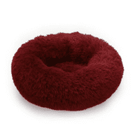 Genérico - Donut Cama De Felpa Para Perro Rojo