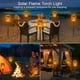thumbnail image 2 of 1/2/4/6/8/10pcs Solar Flame Torch Lights Flickering Light Waterproof Garden Decoration Outdoor Lawn Path Yard Patio Floor Lamps, 3x3x20.6in, 2 of 4